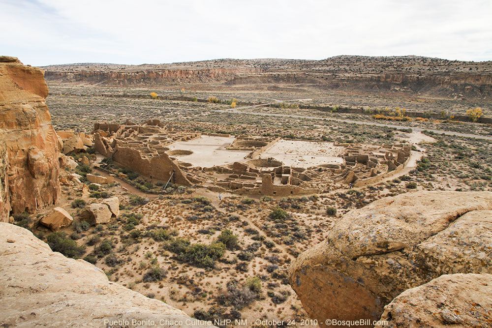 Pueblo Bonito from above